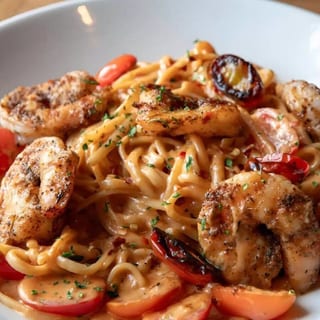 Sissy's Cajun Shrimp Pasta