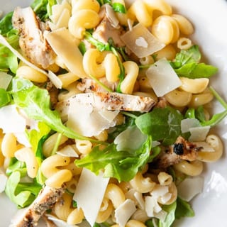 Lemon Arugula Chicken Pasta