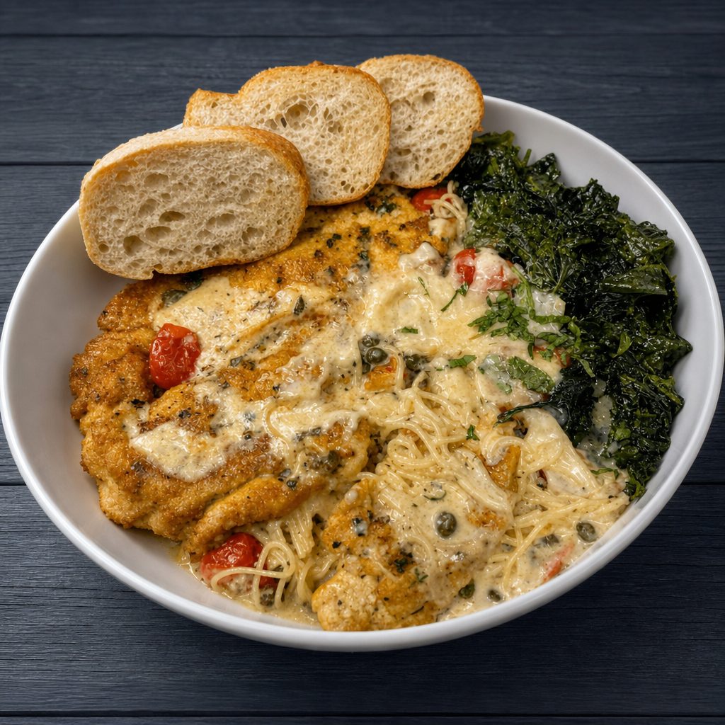 Chicken Piccata Pasta.