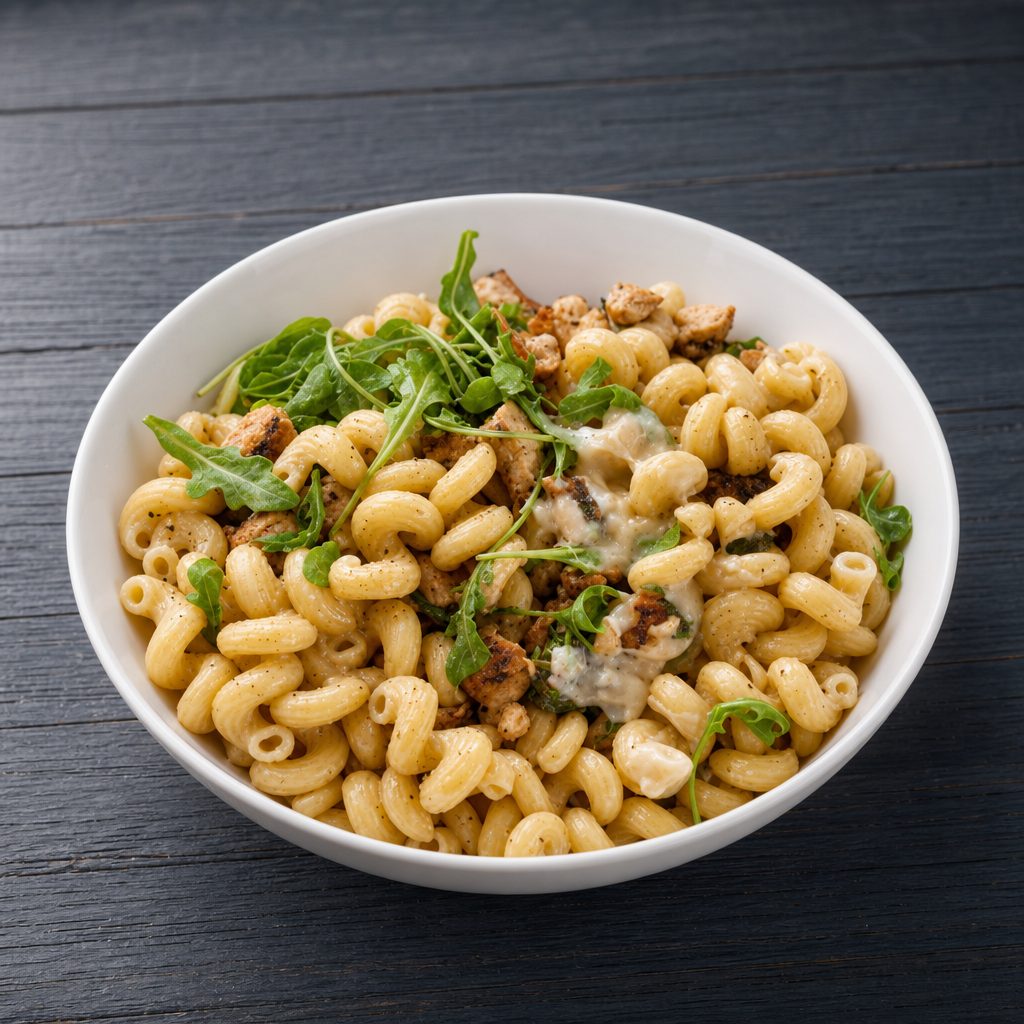 Lemon Arugula Chicken Pasta.